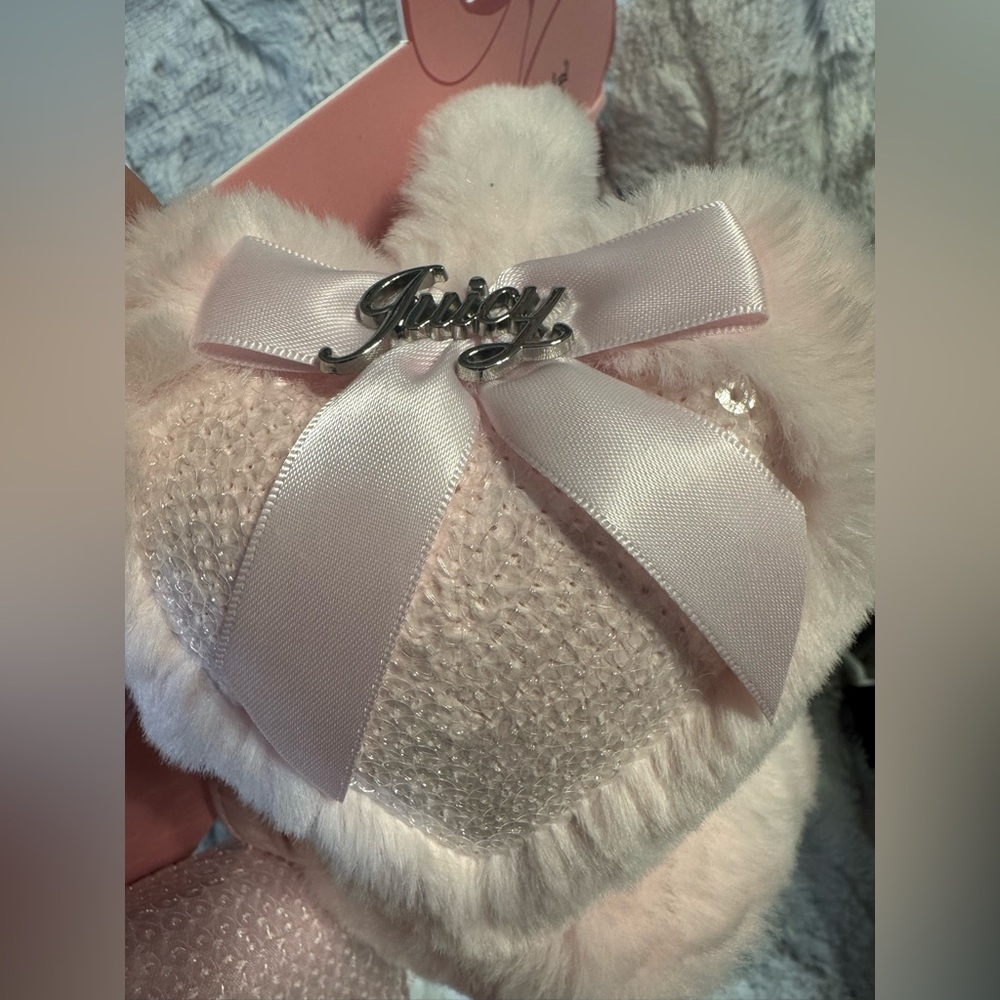 Juicy Couture - Kids Set - Mini Bag & Ear Muffs - BRAND NEW - light pink - Picture 6 of 11